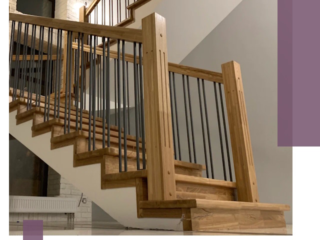 Реставрация деревянных и металлических лестниц в Ивантеевке