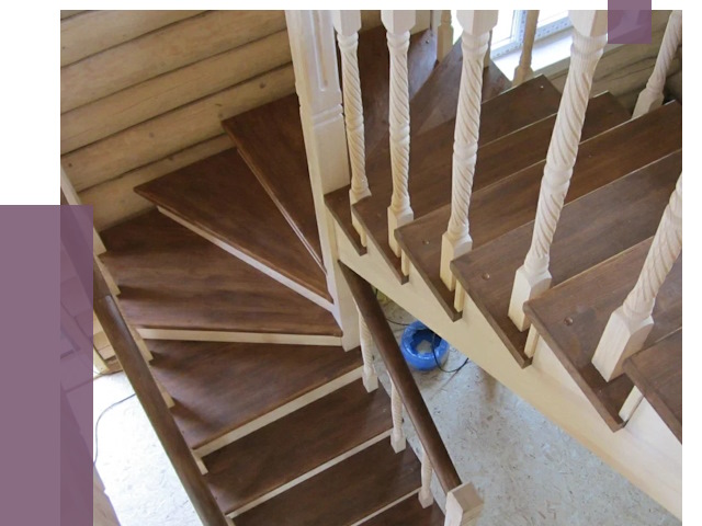 Реставрация деревянных лестниц в Ивантеевке от 4321 руб.