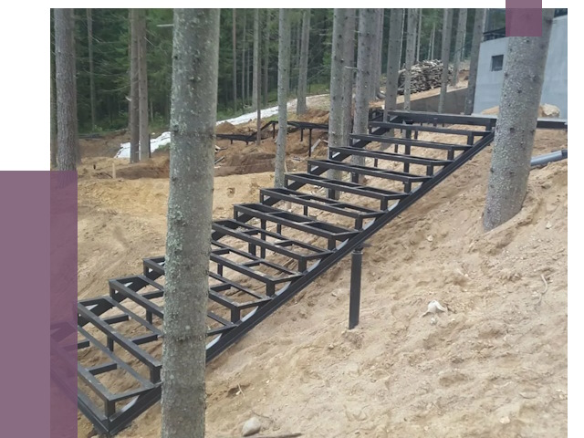 Монтаж металлических лестниц в Ивантеевке от 13630 руб. 