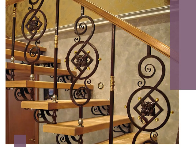 Изготовление кованых лестниц под ключ в Ивантеевке