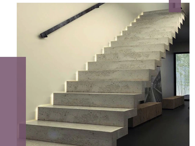Облицовка бетонных лестниц в Ивантеевке от 4629 руб/м2 