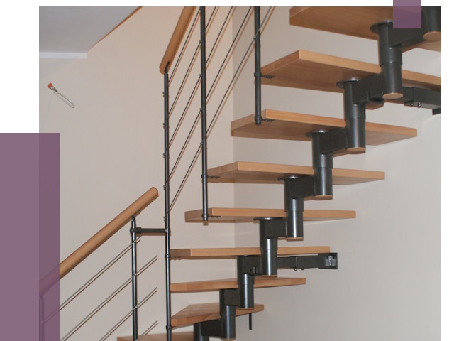 Изготовление модульных лестниц в Ивантеевке от 11573 руб. 