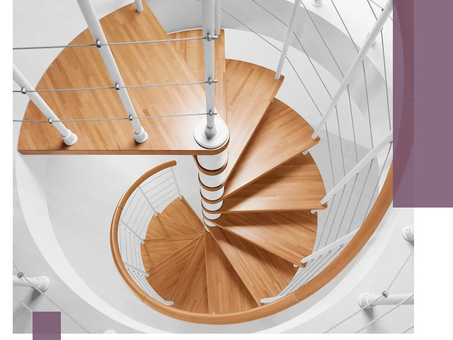 Изготовление винтовых лестниц под ключ в Ивантеевке