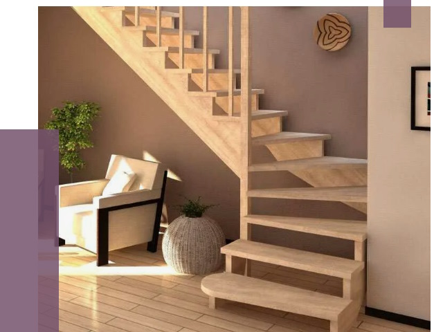 Изготовление Г-образных лестниц в Ивантеевке от 19031 руб. 