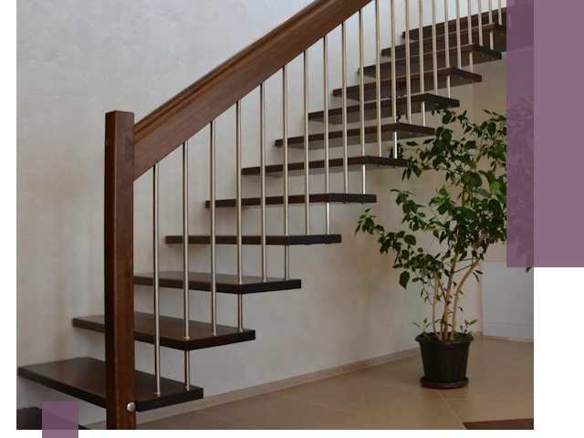 Лестницы на больцах под ключ в Ивантеевке – изготовление и монтаж