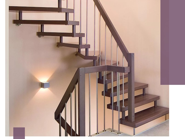 Изготовление лестниц на больцах в Ивантеевке под ключ