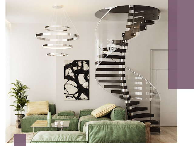 Лестницы для двухуровневой квартиры в Ивантеевке — изготовление и монтаж