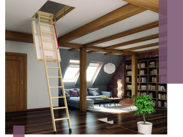 Чердачные лестницы под ключ в Ивантеевке: изготовление и монтаж