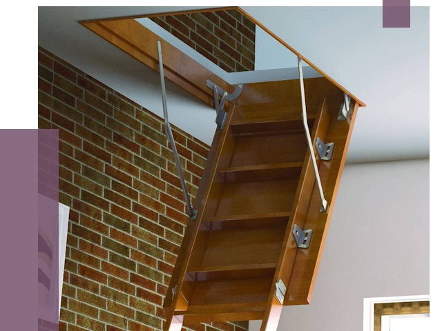 Установка чердачной лестницы в Ивантеевке от 7870 руб. | ПРОЛЁТ-Внт