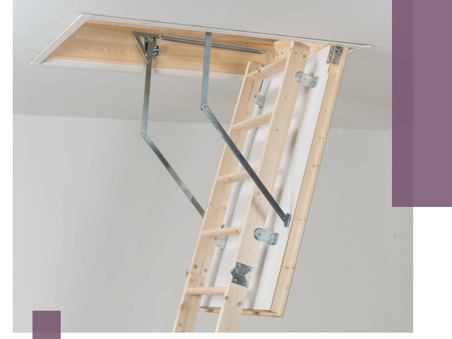 Установка чердачной лестницы под ключ в Ивантеевке