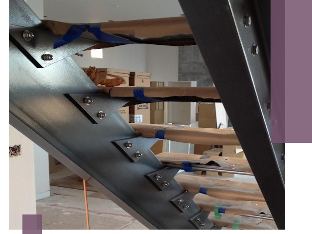 Усиление лестничных конструкций и усиление опор в Ивантеевке