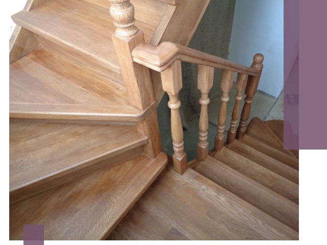 Дубовые лестницы под ключ в Ивантеевке: изготовление и монтаж