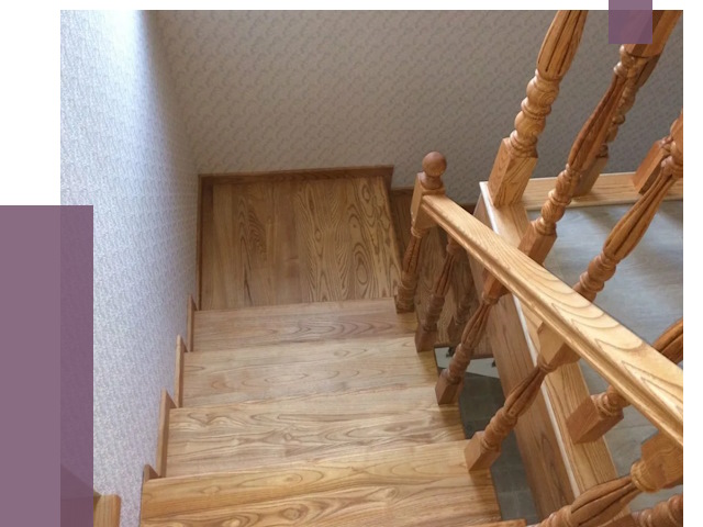 Сосновые лестницы в Ивантеевке под ключ от 8127 руб.  | ПРОЛЁТ-Внт