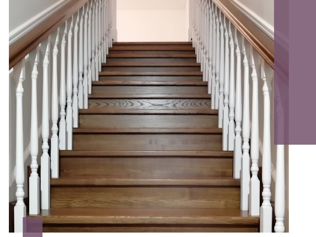 Лестницы из ясеня на заказ в Ивантеевке — изготовление и монтаж