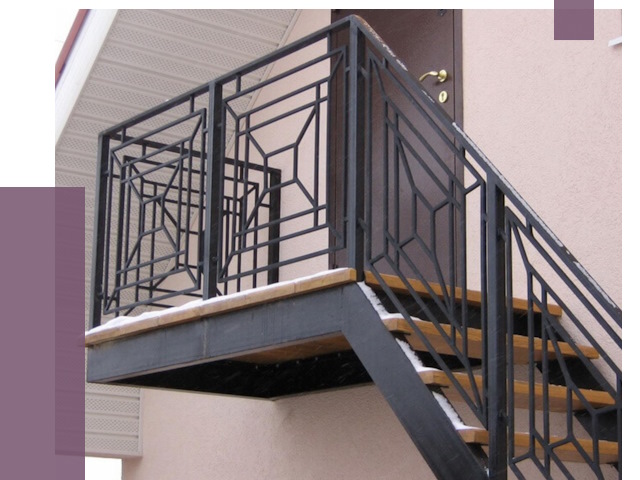 Металлические перила в Ивантеевке от 4321 руб.  | ПРОЛЁТ-Внт