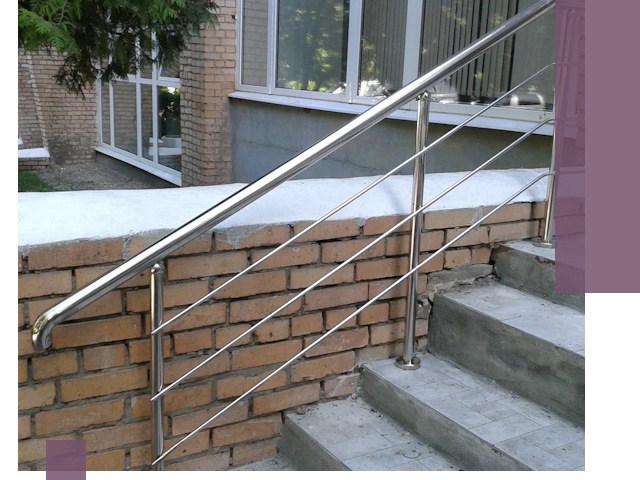 Перила из нержавеющей стали высокого качества в Ивантеевке