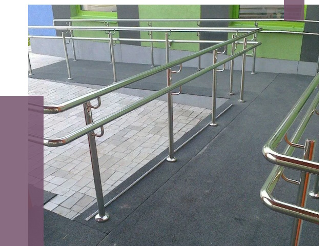 Ограждения пандусов в Ивантеевке от 4372 руб. монтаж | ПРОЛЁТ-Внт