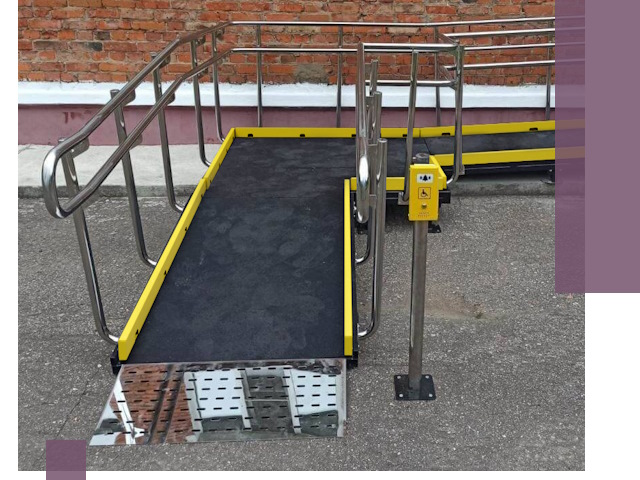 Изготовление наклонных пандусов для инвалидов в Ивантеевке