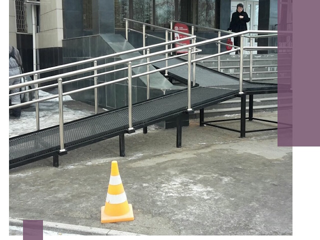 Стационарные пандусы под ключ в Ивантеевке — изготовление и монтаж