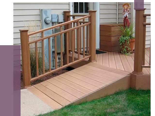 Пандус на крыльцо в Ивантеевке под ключ от 7818 руб. 