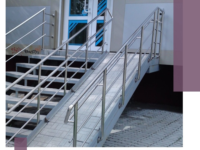 Пандус на крыльцо под ключ в Ивантеевке: монтаж и изготовление