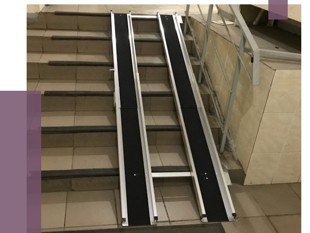 Установка пандуса в подъезд в Ивантеевке от 8024 руб. под ключ | ПРОЛЁТ-Внт