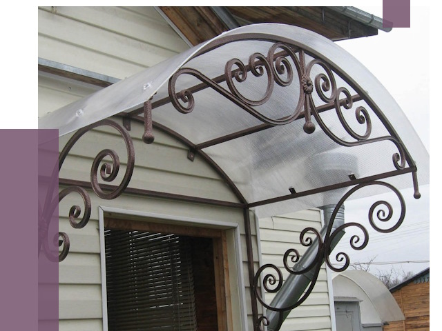 Изготовление козырьков в Ивантеевке от 7407 руб. — заказать | ПРОЛЁТ-Внт