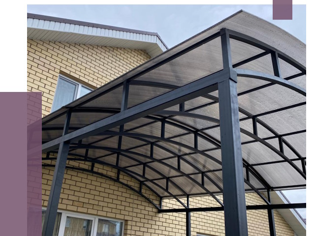 Монтаж козырьков в Ивантеевке от 11573 руб. | ПРОЛЁТ-Внт