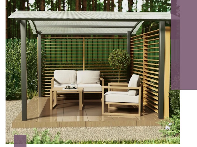 Навесы для дачи в Ивантеевке: изготовление, монтаж и демонтаж