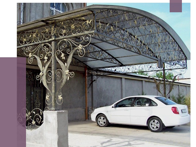 Кованые навесы в Ивантеевке от 14659 руб. | ПРОЛЁТ-Внт