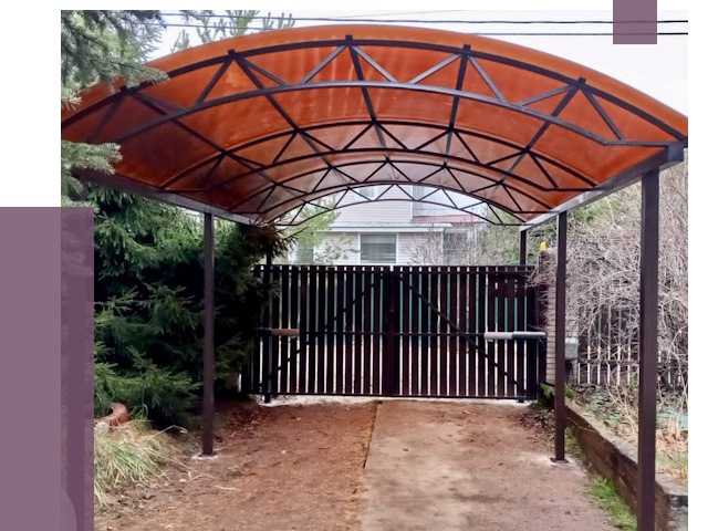 Арочные навесы в Ивантеевке от 12807 руб. — изготовление и монтаж | ПРОЛЁТ-Внт