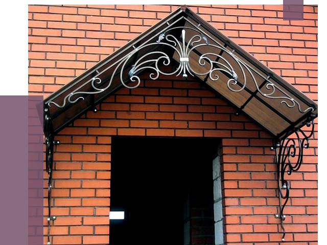 Металлические козырьки в Ивантеевке от 10750 руб. 