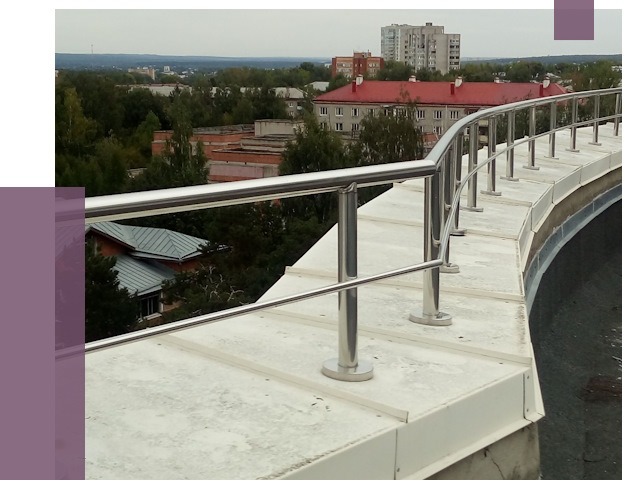 Парапеты и ограждения кровли в Ивантеевке от 4989 руб.