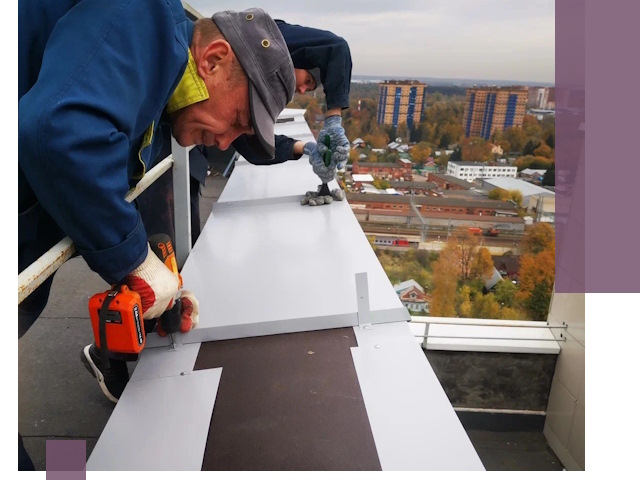 Монтаж парапетов в Ивантеевке — установка прочных металлических ограждений