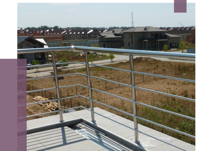 Парапеты из нержавеющей стали в Ивантеевке от 8024 руб. за м² | ПРОЛЁТ-Внт