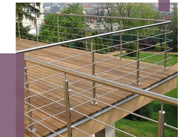 Алюминиевые парапеты в Ивантеевке под ключ от 7818 руб. 