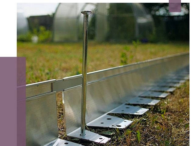 Металлические бордюры для газона в Ивантеевке от 4321 руб. | ПРОЛЁТ-Внт