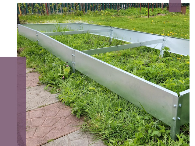 Металлические бордюры для грядок в Ивантеевке от 1800 руб. 