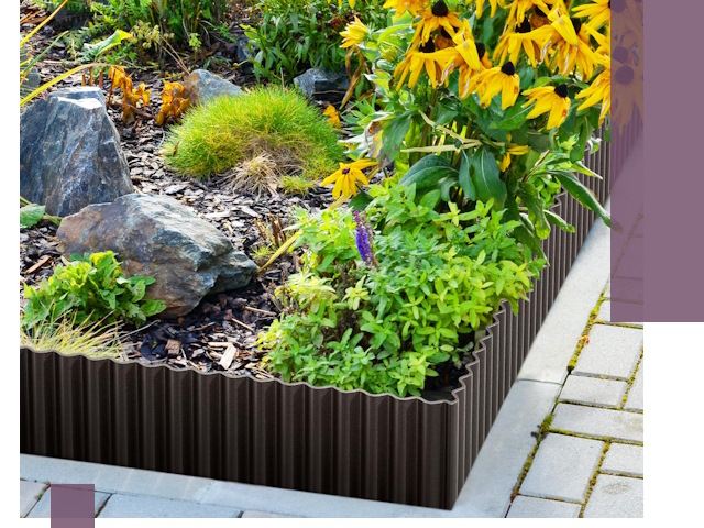 Металлические бордюры для клумб в Ивантеевке — производство и монтаж