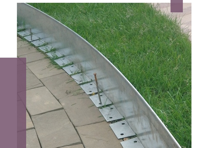 Металлические бордюры для тротуаров в Ивантеевке от 8744 руб.