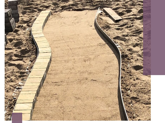 Металлические бордюры для тротуаров в Ивантеевке — прочные и долговечные