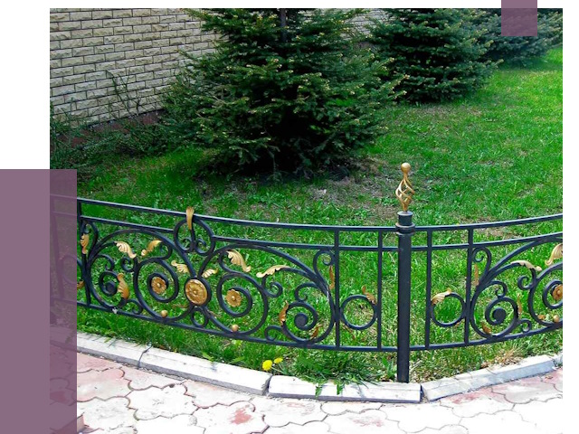 Кованые газонные ограждения в Ивантеевке от 7664 руб. — ПРОЛЁТ-Внт