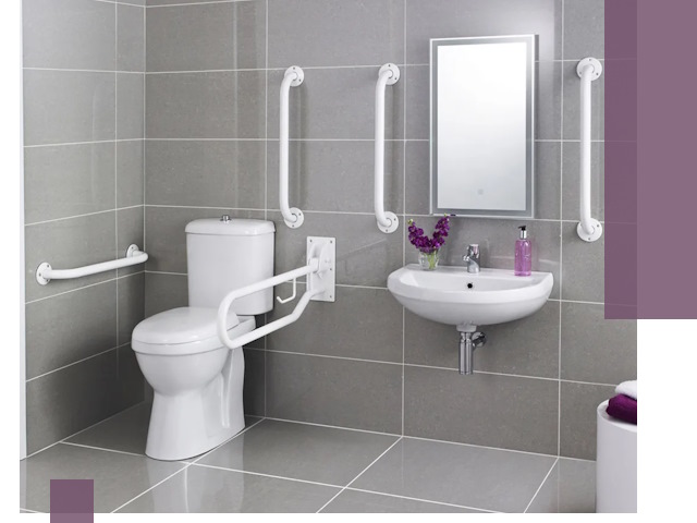 Поручни для санузлов в Ивантеевке: установка, ремонт и монтаж