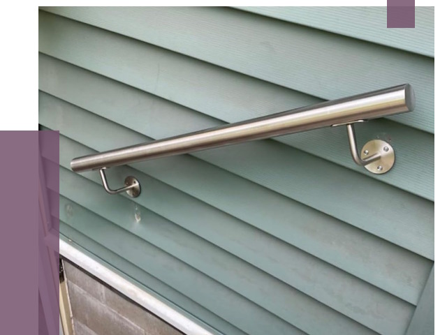 Поручни из нержавеющей стали в Ивантеевке от 7715 руб.  | ПРОЛЁТ-Внт